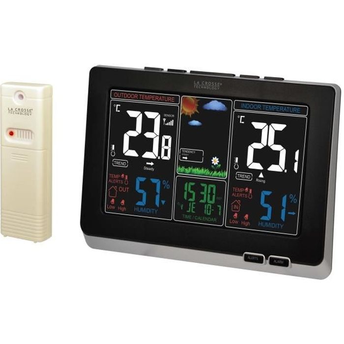 Station Météo La Crosse Technology WS6828-BLA Station Météo LCD