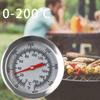 Probe Thermometer Kitchen Tools Cooking Temperature Meter 0~200C Milk Coffee Food Meat Gauge Stainless Steel