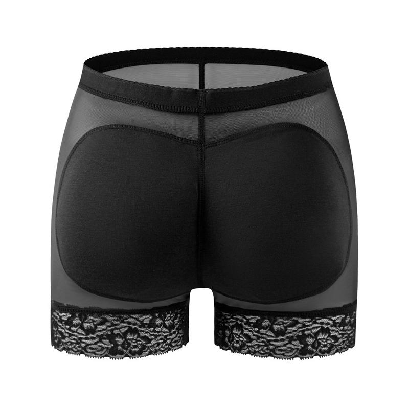 

Женские брюки-боксеры с подтяжкой ягодиц и формой нижней части тела, шорты-боксеры с искусственной задницей S чёрный