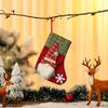 4 Pcs Lovely Christmas Hanging Socks Christmas Stockings Candy Gift Bag Christmas Decorations For Home Office Party