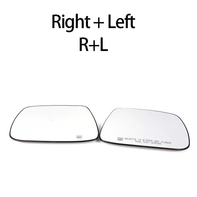 Left Right Side Heated Mirror Glass LH RH Replacement for Jeep Grand Cherokee 2005-2010 5142875AA, CH1324102 5142874AA,CH1325102
