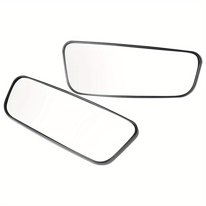 

2 шт. Зеркала для слепых зон, прямоугольные, с высоким разрешением, стеклянные, безрамные, выпуклые, зеркала заднего вида, артефакт заднего вида автомобиля, 360 градусов, широкоугольные 2pcs