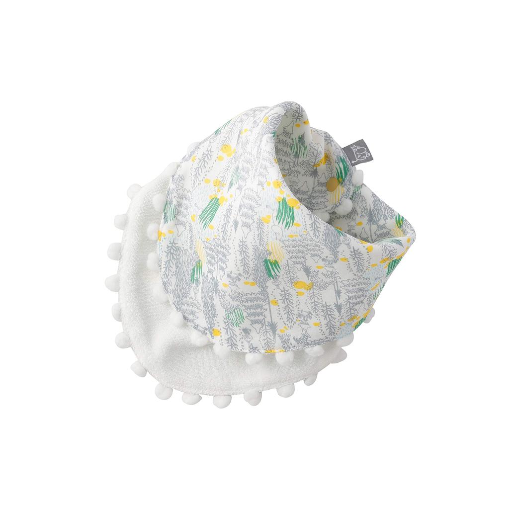 DADWAY MOOMIN BABY Hanky 1 piece APMB006030100 Bib, Momi, White, (x 1)