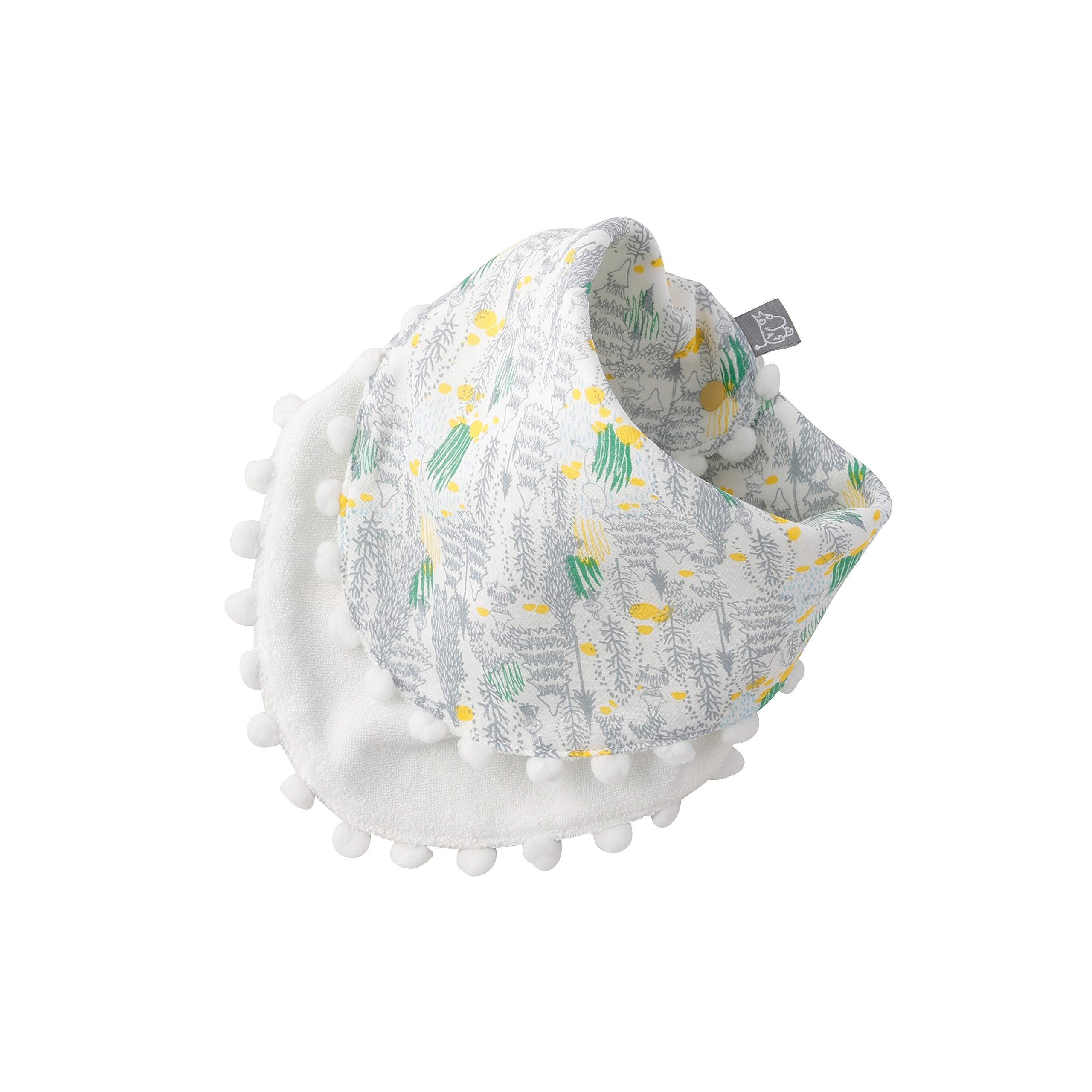 

DADWAY MOOMIN BABY Hanky 1 piece APMB006030100 Bib, Momi, White, (x 1) белый