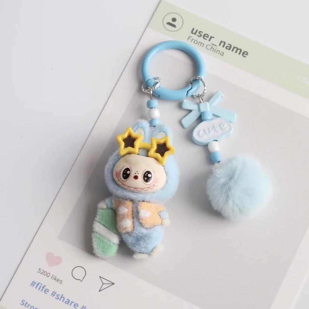 Breloc Iepure Surfing Placă Val Flocking Bijuterii DIY Păpușă Flocking Ornament Mic de Birou