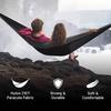 Camping Hängematte Tragbares Fallschirm-Nylon Hängebett Mit 2 Baumgurten Geeignet Für Rucksackreisen Strand Hof Und Terrasse