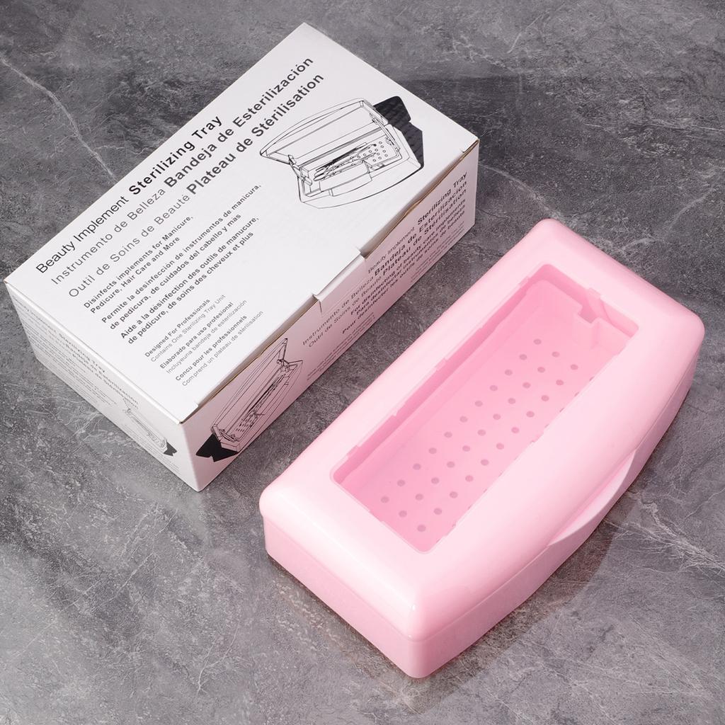 1 pcs Nail Sterilization Box Nail Tools Sterilization Box False Eyelash Cleaning Box Alcohol Cleaning Soaking Filter Box