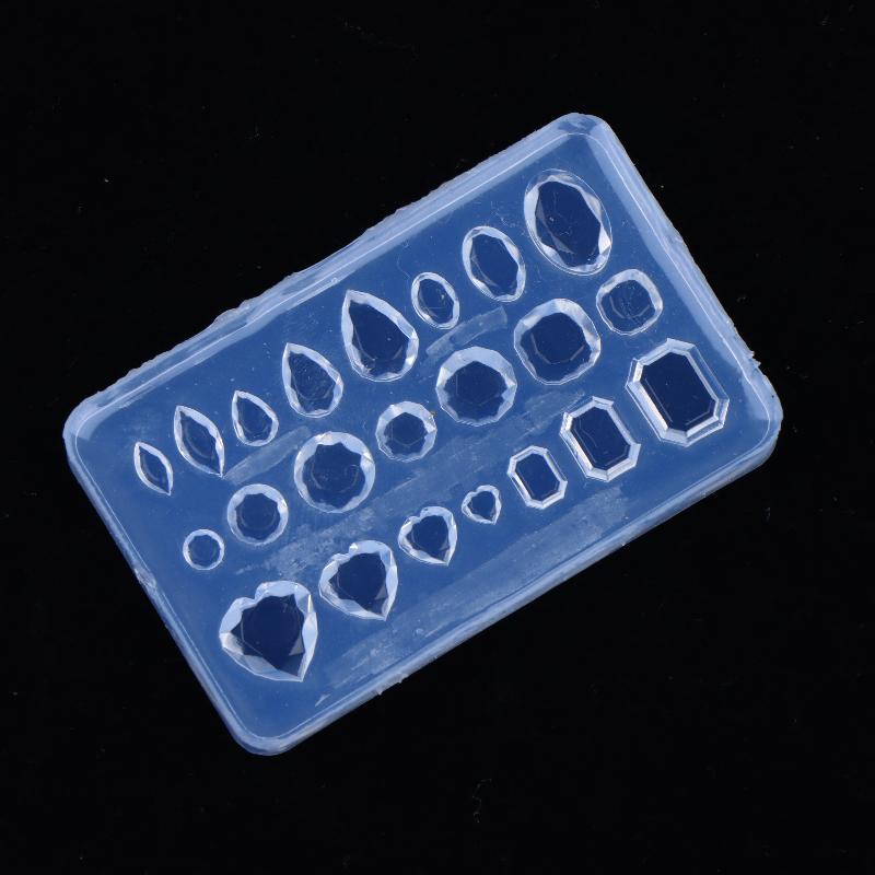Nail Art Silicone Mold Multiple Styles Gemstone Diy Tool Jewelry Making Resin Silicone Mould Casting Mold