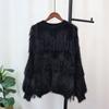 Soft Waxy Imitation Mink Fleece Knitted Sweater Top Women's Autumn and Winter New Tassel Design Loose Sweater Pullover