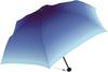 CRUX Folding Navy X Light Milky Rainbow Drop Umbrella, 55cm, Polyester, Folding, 230g, Lightweight, Women's, Stylish, Watercolor, Blue, Tone,