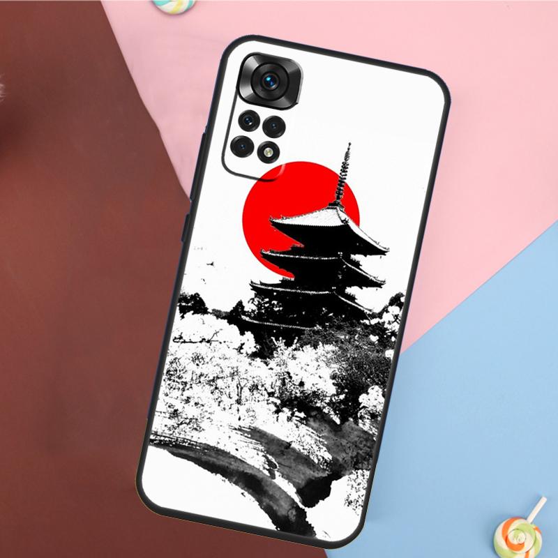 Japanese Temple Kyoto Cover For Xiaomi Redmi Note 13 Pro 14 12 11 9 10 9S 10S 11S 12S Redmi 14C 10C 12C 13C Case