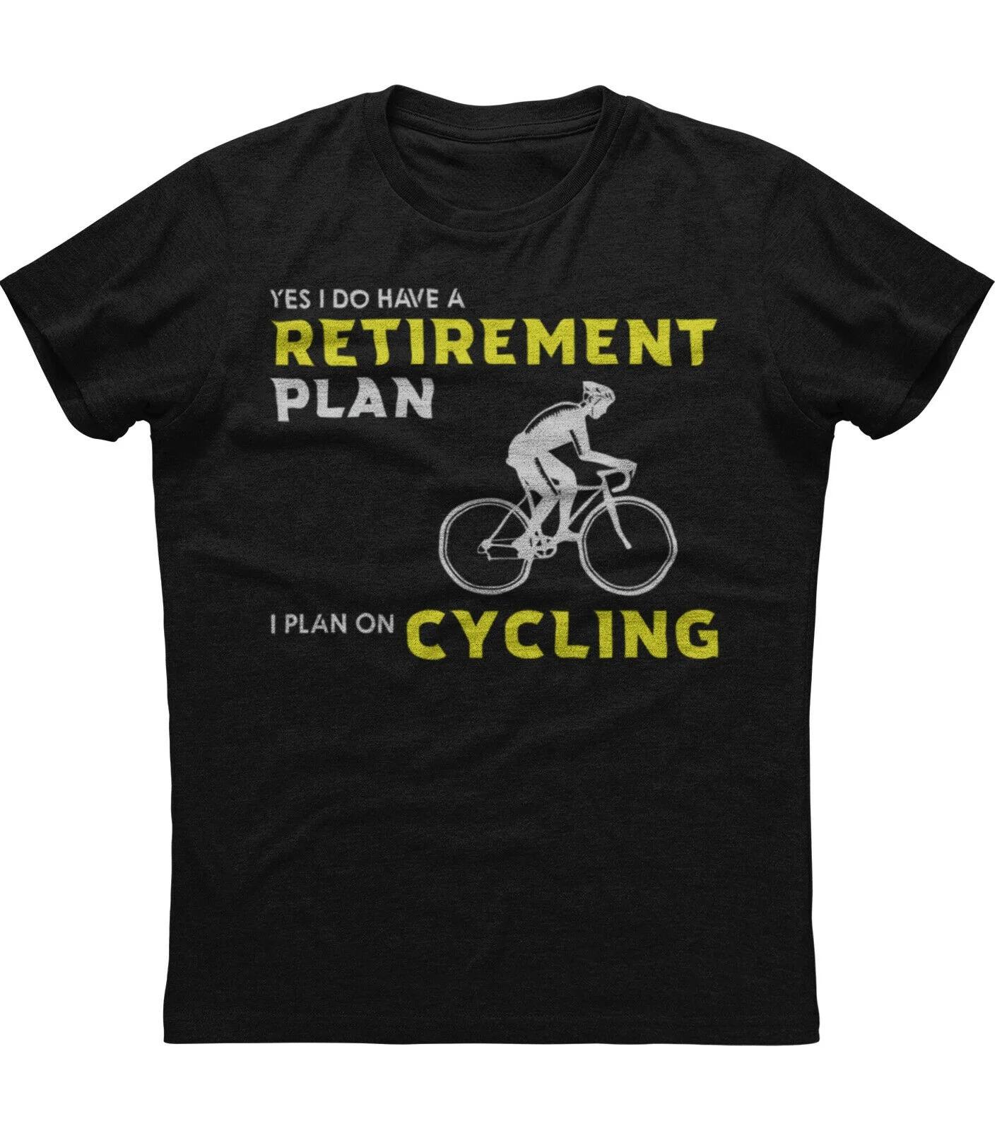 

Retirement Plan Cycling T-Shirt 100% Cotton O-Neck Summer Short Sleeve Casual Mens T-shirt Size S-3XL - Men s Summer Cotton G... S разноцветный