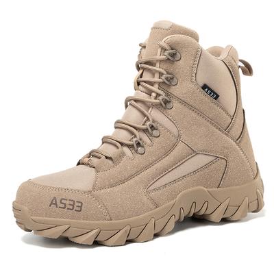 New Men's Leisure Sports Shoes Desert Outdoor Hiking Boots High Top Non-slip Large Size Comfortable Men's Shoes Boots
