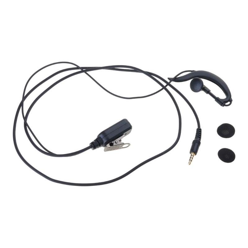 3.5mm PTT Ear Hook Earphone for Smartphones for Cellphone Push-To-Talk Headsets