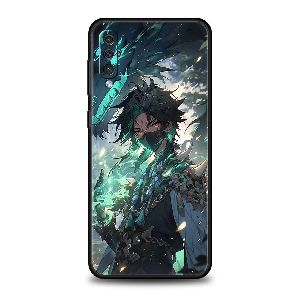 Genshin impact Genshin Zhongli Pouzdro pro Samsung A24 A12 A14 A32 A50 A70 A20E A20S A10S A22 A30 A40 A34 A54 A42 A52 5G A04s Kryt