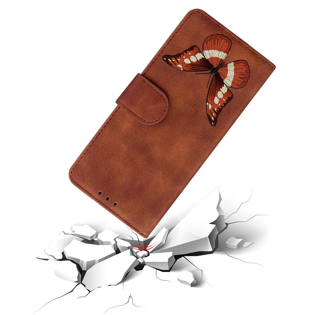 For iPhone 17 Pro Max Stand Case PU Leather Phone Cover Butterfly Printed