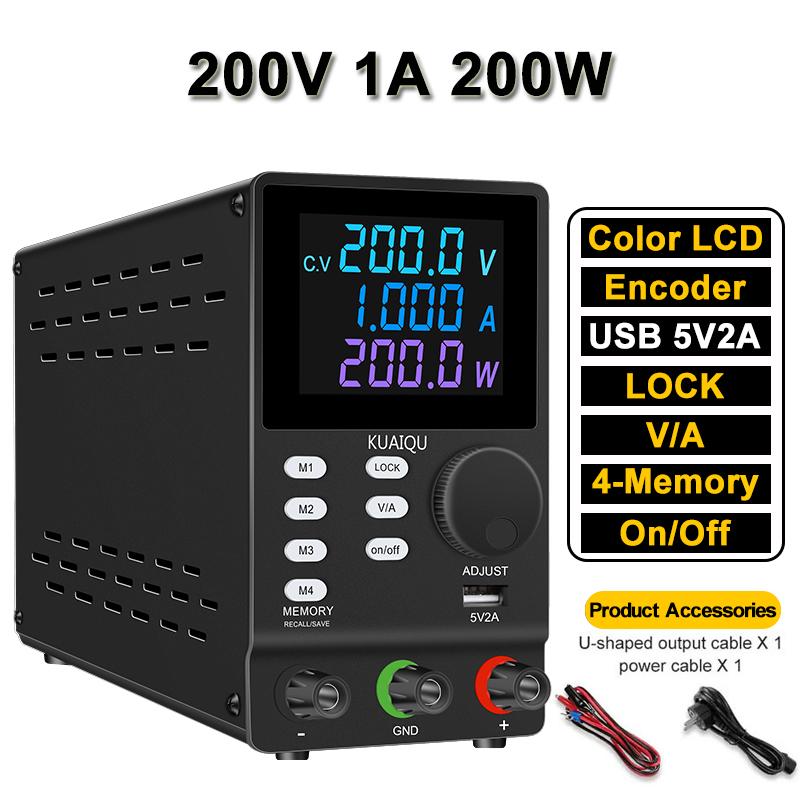KUAIQU 30 V 10 A 300 W Gleichstromnetzteil OCP OVP Labortisch-Spannungsregler Outpot Einstellbare 12 V Schaltstromquelle für Reparatur