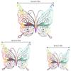 Decor Wedding Favor 3D Fantacy Butterfly Stickers Wall Art Hollow Butterflies Decals Mirage Color