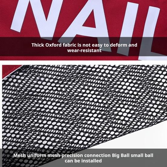 Soccer Ball Bag Drawstring Soccer Mesh Ball Bag Adjustable Heavy Duty Sports Equipment Net Sack for Basketball Volleyball Football