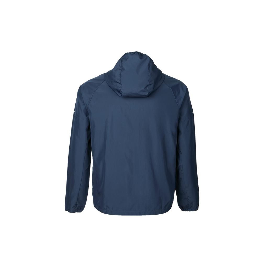 Nike Miler Repel Logo Hooded Waterproof Reflective Raglan Long Sleeve Jacket Men Jacket Lightning-Blue DD4747-438