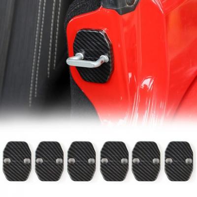 6X Dörrlås Skyddskåpa för Jeep Wrangler JK 07-17/Grand Cherokee 11+