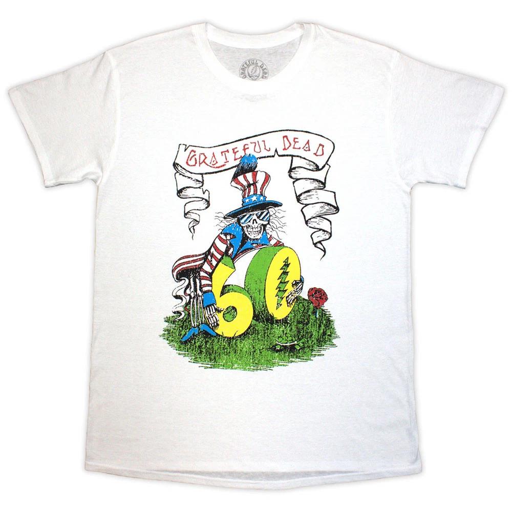 Grateful Dead Unisex T-Shirt: 60th Rose Pose (Small) 4XL