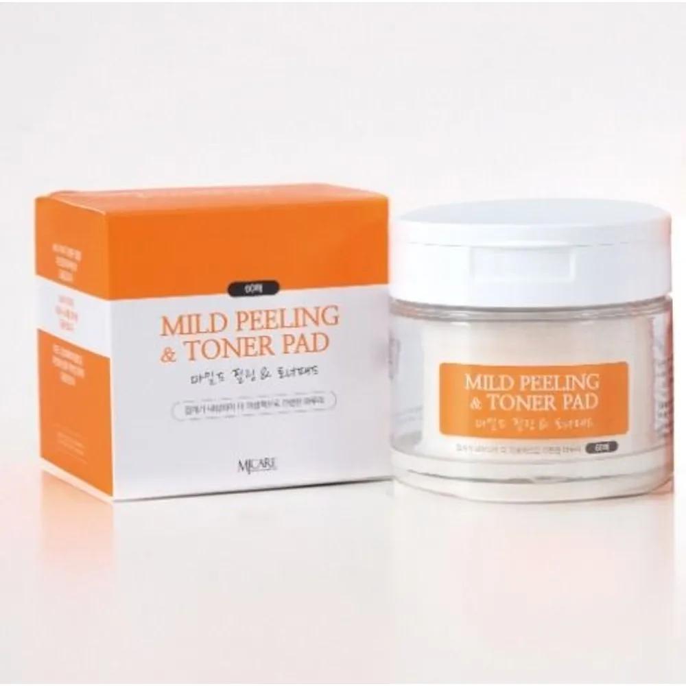 Mild Peeling & Toner Pads, 60 Sheets, Container Type