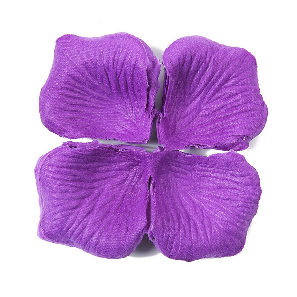 100pcs Reusable Artificial Rose Petals Decoration for Elegant Wedding Arrangement and Romantical Evening Party Setups