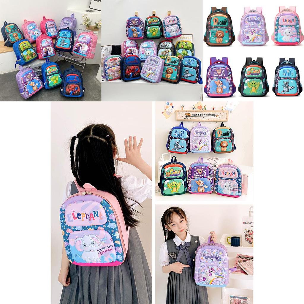 Cute Cartoon Children's Backpack Lightweight And Waterproof Suitable For Boys And Girls Of All Ages Name Cartoon Children's Backpack)