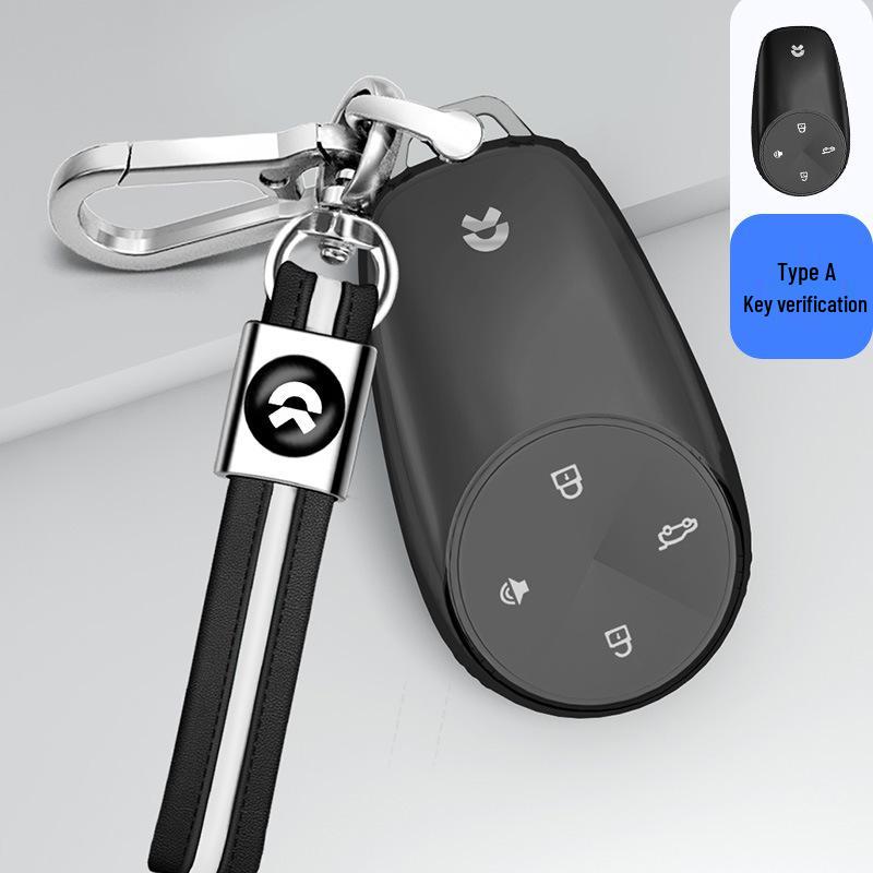2022 NIO ET7/ES7/ET5 Key Case: Transparent Protective Shell with Buckle
