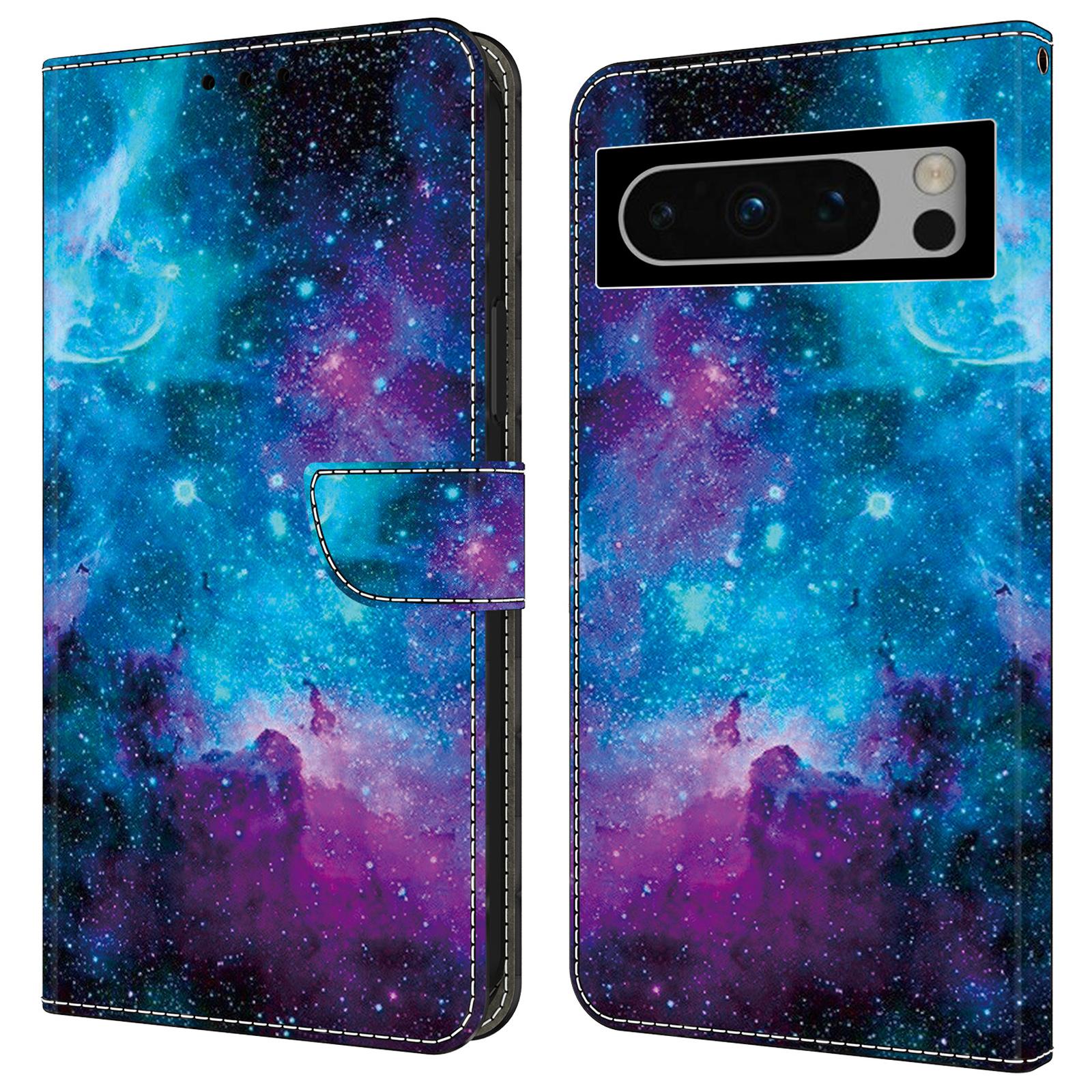 Чехол-бумажник из ПУ-кожи с рисунком для Google Pixel 9 / Pixel 9 Pro, книжка F