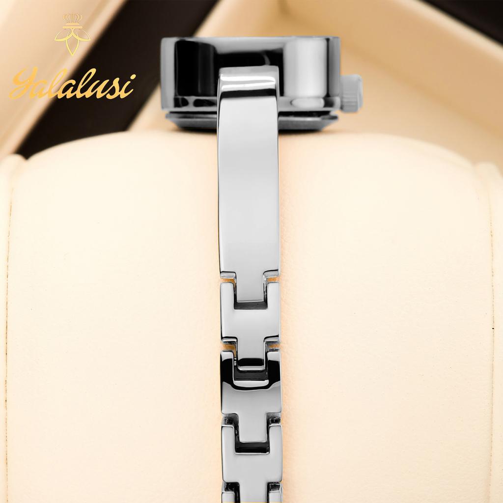 YaLaLuSi Luxury Women's Quartz Fashion Diamond-Set Water-Resistant Bracelet Watch – An Elegant Gift for Girls Reloj Mujer