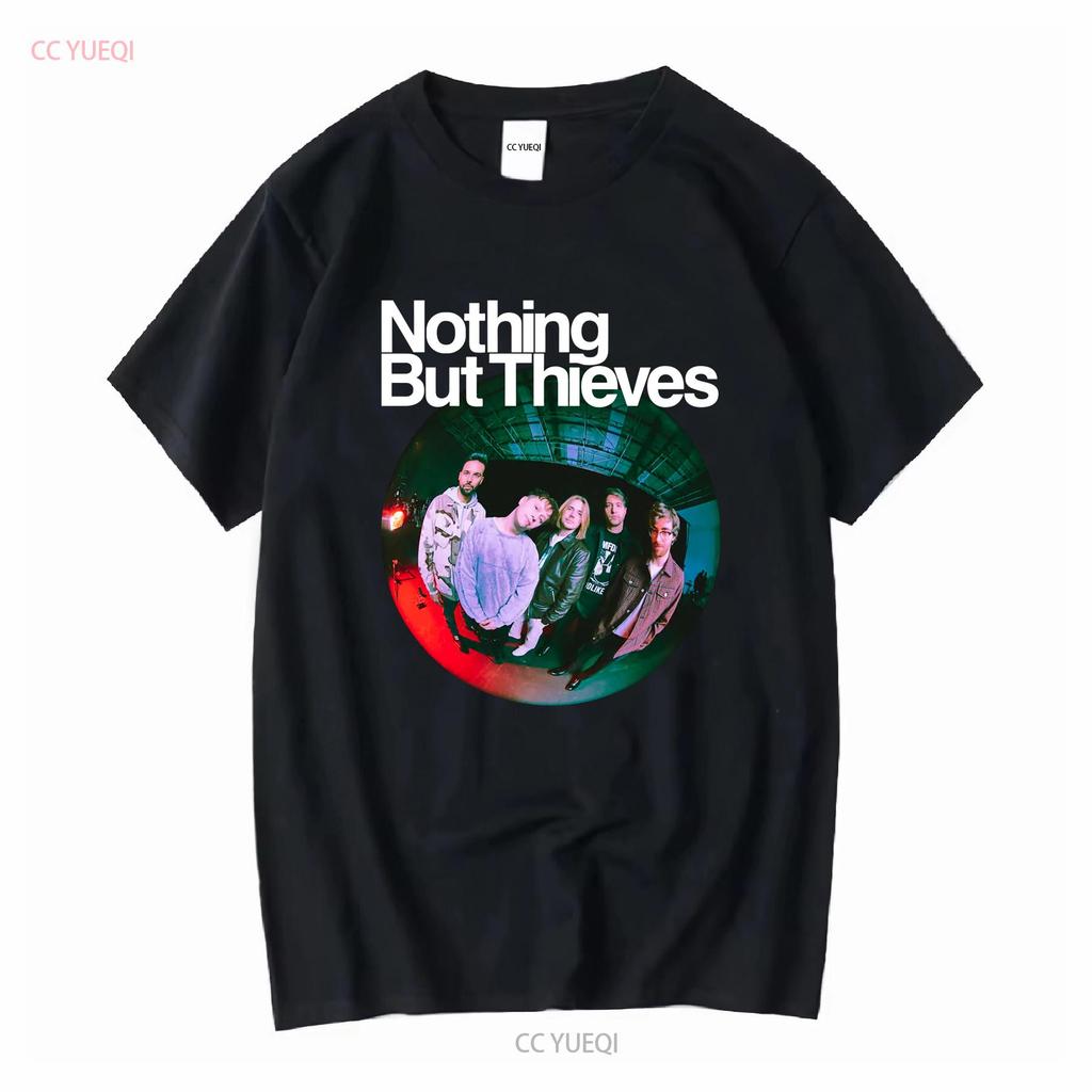 NUR DIEBE BAND T-Shirt Alle Größen lang- oder kurzärmelig vintage gewaschen Vielseitige Designerkleidung Lässig Atmungsaktiv