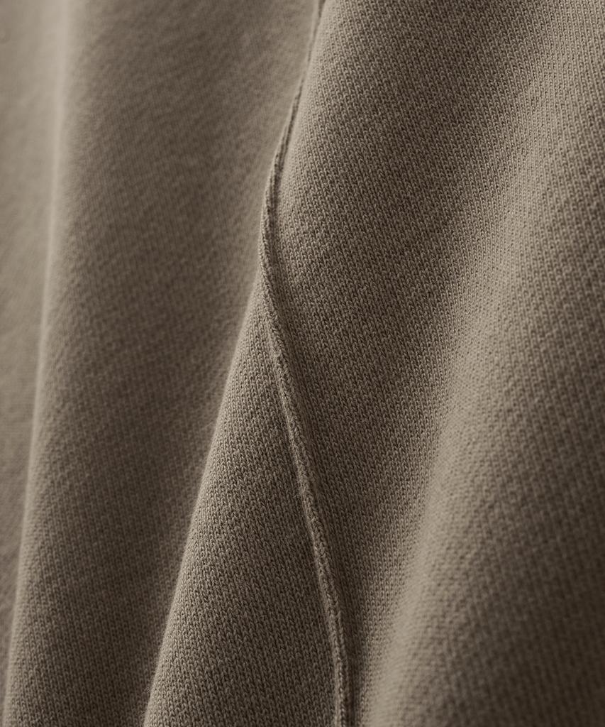 Seteo Cotton Elastic Waist Sweatpants Brown (Type A)