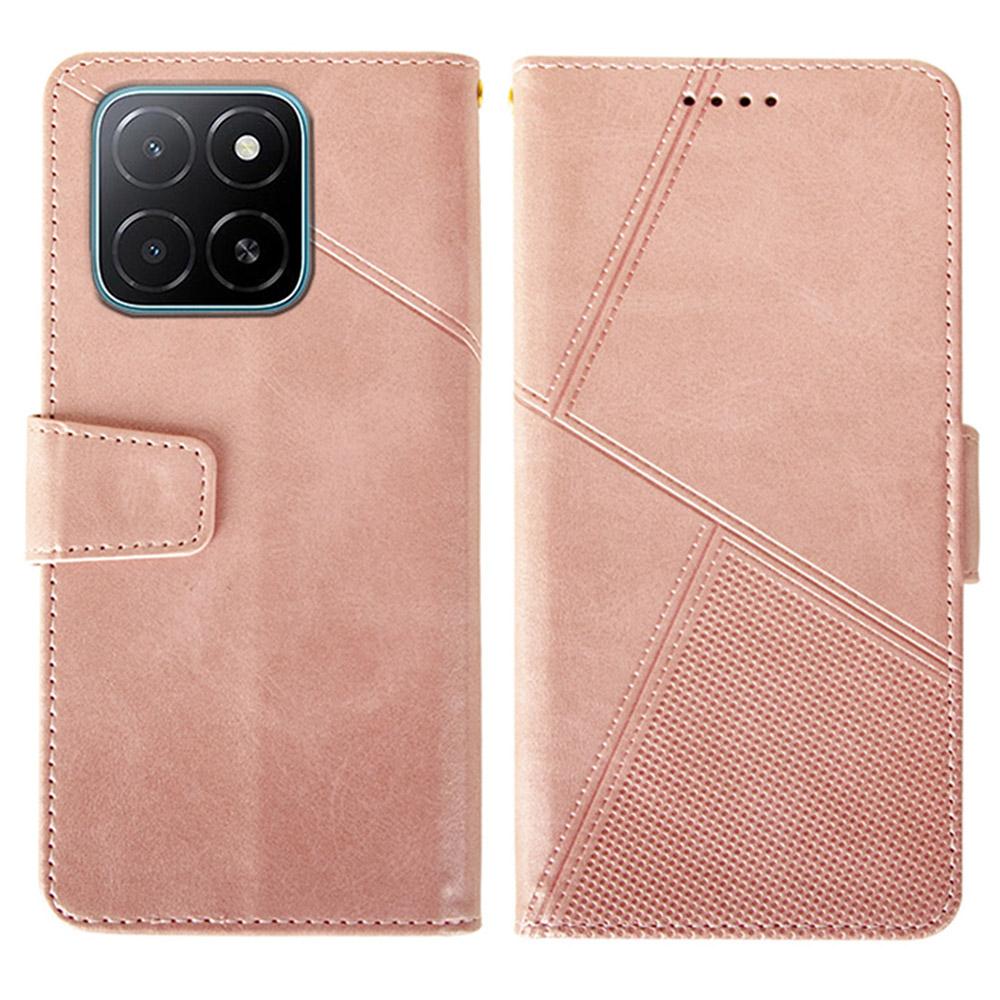 IDEWEI For Honor X5b Case Leather Wallet Phone Cover Stand Calf Texture