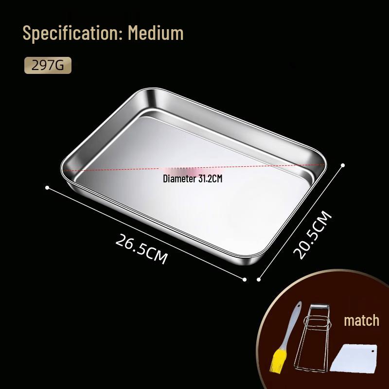 Stainless Steel Chee Cheong Fun Steaming Plate