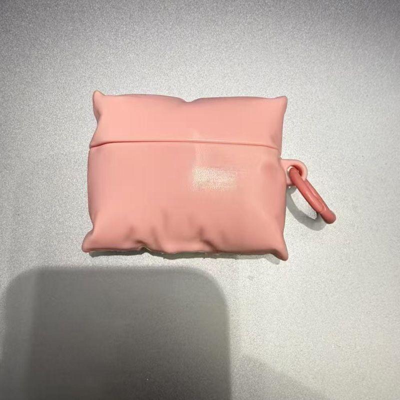 

Same Pillow for Huawei Freeclip Ear Clip Protective Cover Freebuds5i/6i Wireless Earphone Case Pro4 Soft Huawei freeclip ear clip Pink pillow + round hook]