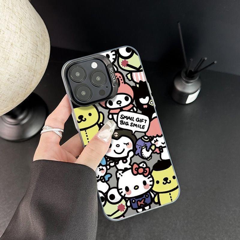 Explosive TEMU/Xiyin/TikTok Sanlio TK cat Hello Kitty for Apple 16 mobile phone case