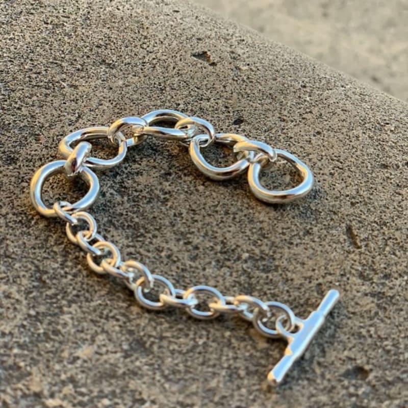 PUREBLACK STUDIO CIRCLE CHAIN BRACELT