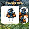2D Acrylic Flat Garden Stake for Girl Halloween Decorative Plaque Fence Backyard Sidewalk Patio