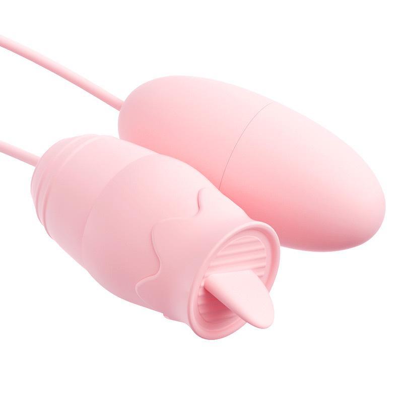 Miji Honey Tide Vibrating Egg & Tongue Licking Toy for Women - 96pcs/box