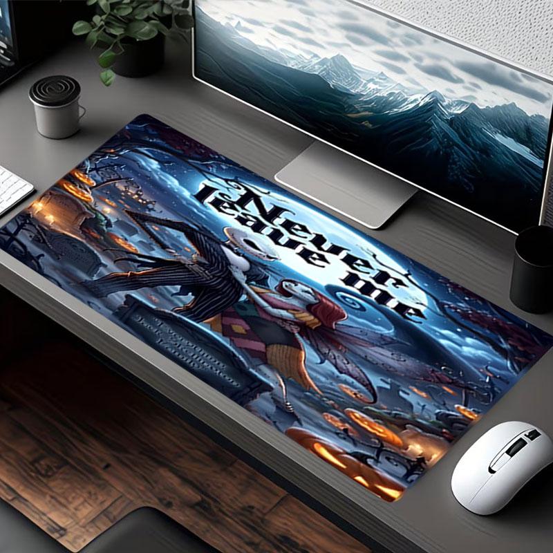 The Nightmare Before Christmas Print Mouse Pad, for Keyboard Pad Laptop PC Mat for Office Home Use, Desk Decor, Perfect Birthday Gift for Gamers