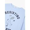 STudio Tomboy Long Sleeve T shirT Single Line Graphic  9106122104cT 