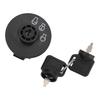 Ignition Starter Switch with 2 Keys Rustproof Ignition Switch Replacement for Toro ExMark