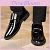 Leather Loafer Shoes For Men With Soft Sole And Breathable Pu Upper For Casual Wear