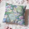 Popular SSumikko Gurashied Cushion Cover Soft Washable Pillow Case Multi-Scene for Couch Bed Travel Office Use