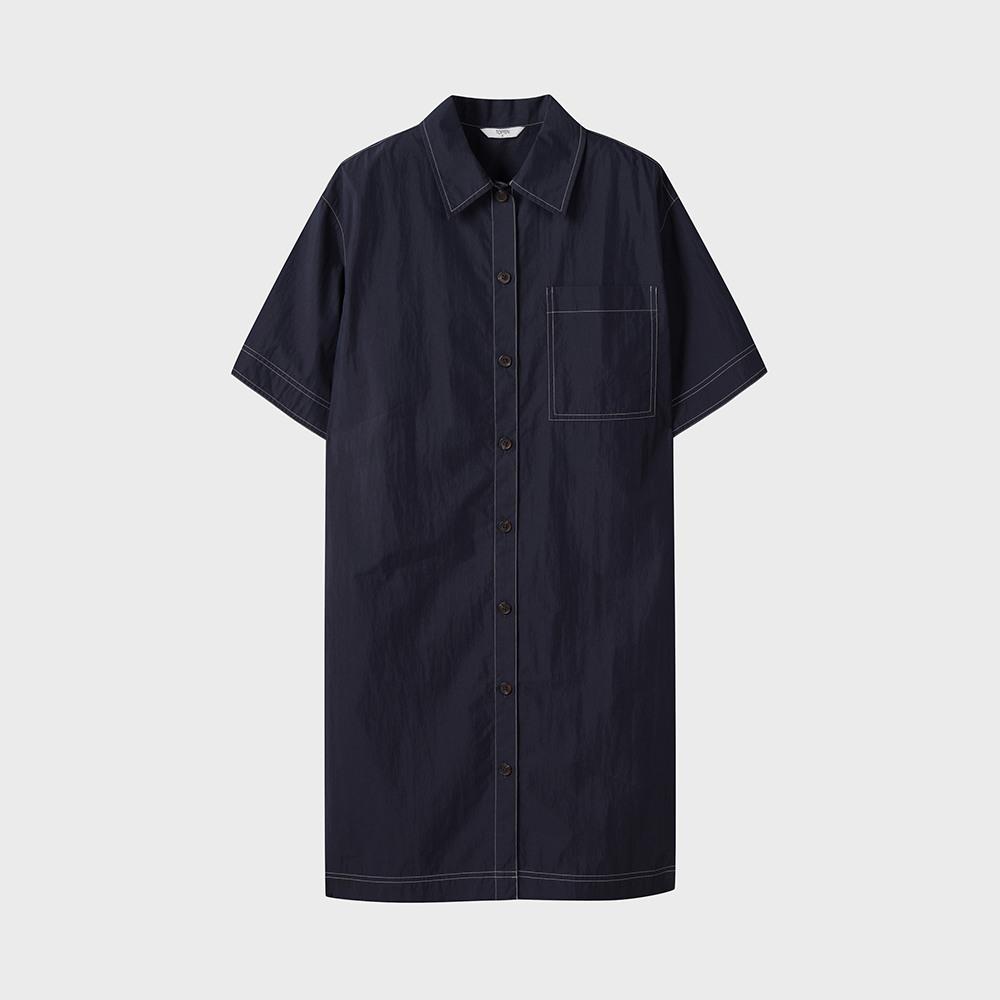 TOPTEN Women'S) Fully Open Shirt Dress_Msf2004
