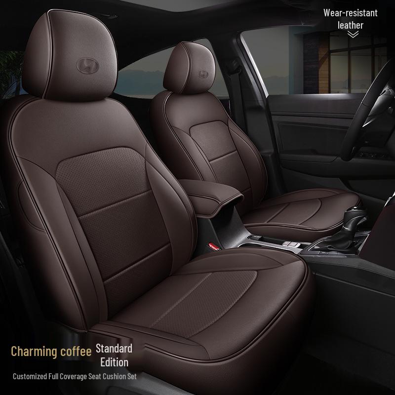 OMN Custom Full-Coverage Sports Leather Car Seat Cover for Lingdong - All Season