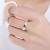 Copper Ring Leaves Classics For Women Wedding Engagement Jewelry Accessories Beautiful Shining Fashion Women Gifts