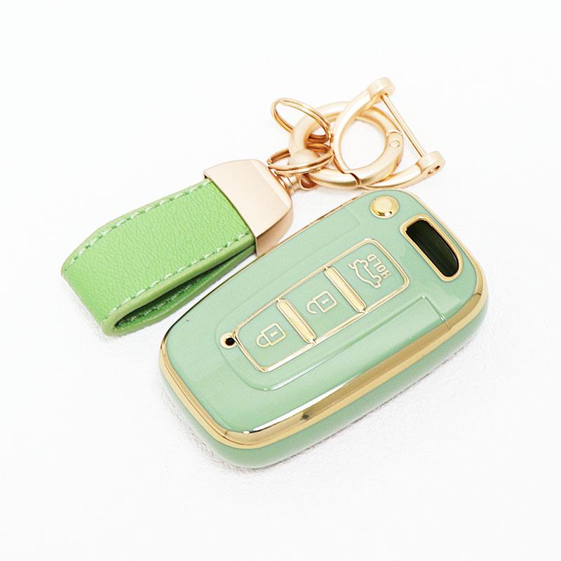 3 Button Tpu For Kia Sonata 8 Sr Ix35 Elantra I30 Soul Hyundai Veloster Solaris Hb20 Rohens Car Key Case Keyless Cover Keychains